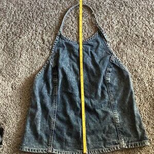 Zara Blue Denim Tank Top